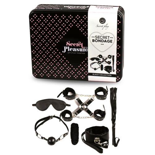 SECRETPLAY - BDSM SET 8 PCS NOIR1