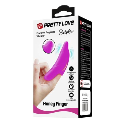 PRETTY LOVE - PUISSANT STIMULATEUR DE DOIGTS VIOLET DELPHINI10
