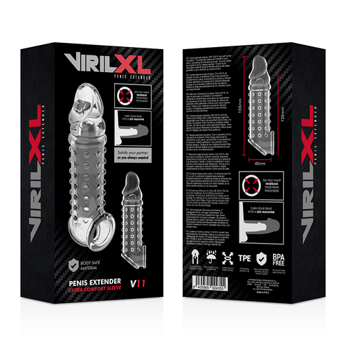 VIRILXL - EXTENSION DE PÉNIS ET GAINE V11 TRANSPARENTE7