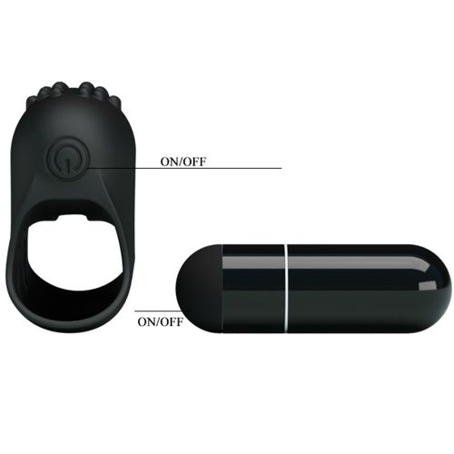 PRETTY LOVE - FLIRTATION DÉS VIBRATION NOIR STEWARD5