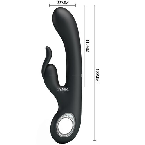 PRETTY LOVE - VIBRATEUR CARINA CLITORIS ET STIMULATEUR POINT G6