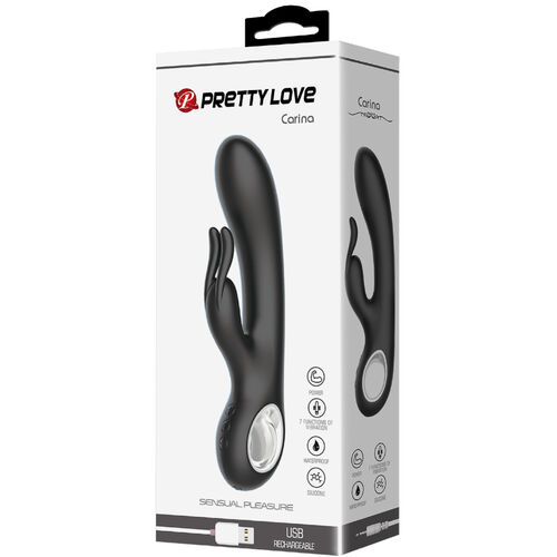 PRETTY LOVE - VIBRATEUR CARINA CLITORIS ET STIMULATEUR POINT G7