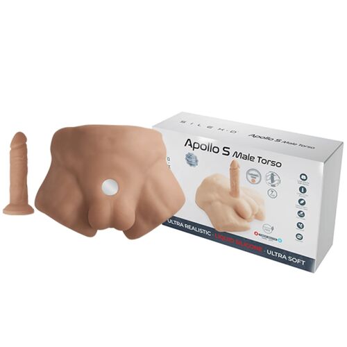 SILEXD - TORSE D'HOMME RÉALISTE APOLLO S CARAMEL1