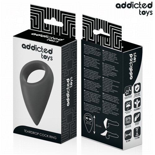 ANNEAU PÉNIEN LARME ERGONOMIQUE ADDICTED TOYS – Image 7