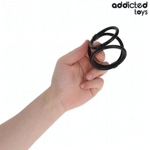 ADDICTED TOYS - ANNEAU PÉNIS TRIPLE1