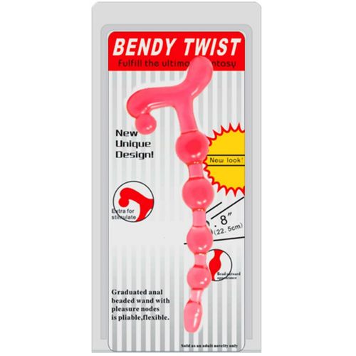 BAILE - BALLES ANAL ROUGES BENDY TWIST3