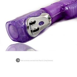 BAILE - ROTATEUR HAUT ET BAS LAPIN LILAS AVEC SUPERSTIMULATEUR1