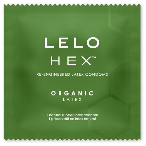 LELO - HEX BOÎTE DE PRÉSERVATIFS BIOLOGIQUES 3 UNITÉS1