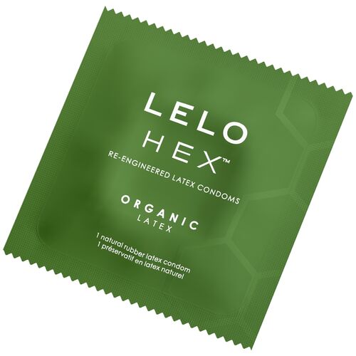 LELO - HEX BOÎTE DE PRÉSERVATIFS BIOLOGIQUES 3 UNITÉS2