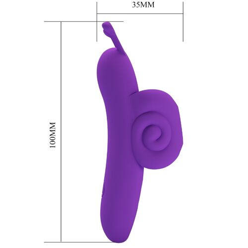 PRETTY LOVE - SNAIL PUISSANT STIMULATEUR DE DOIGTS VIOLET4