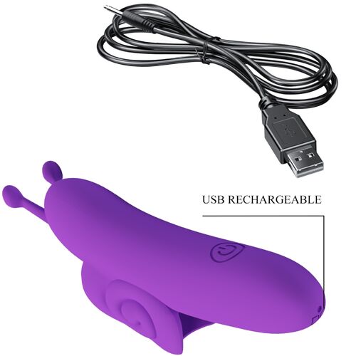 PRETTY LOVE - SNAIL PUISSANT STIMULATEUR DE DOIGTS VIOLET6
