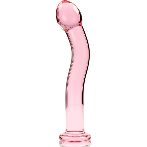 NEBULA SERIES BY IBIZA - MODÈLE 18 GODE EN VERRE BOROSILICATE ROSE 18.5 CM -O- 3.5 CM4