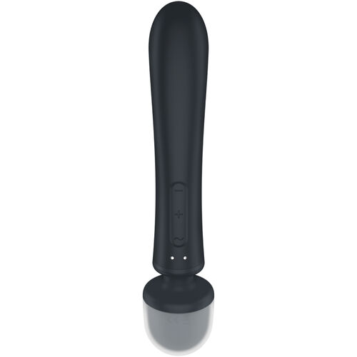 SATISFYER - MASSEUR VIBRATEUR LAPIN TRIPLE LOVER GRIS4