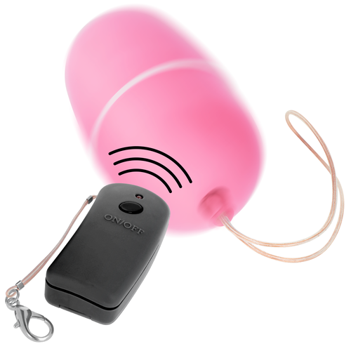 ONLINE - OEUF VIBRANT AVEC TÉLÉCOMMANDE ROSE1