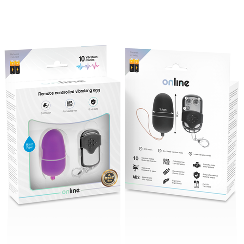 ŒUF VIBRANT M LILAS TÉLÉCOMMANDÉ ONLINE – Image 5