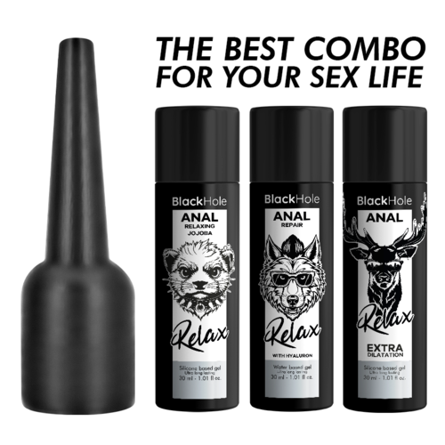 BLACK HOLE - APPLICATEUR DE LUBRIFIANT ANAL TAILLE S 30 ML6