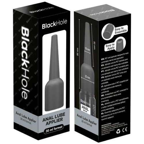 APPLICATEUR LUBRIFIANT ANAL BLACK HOLE S 30 ML – Image 8