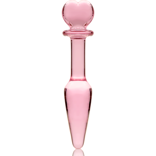 NEBULA SERIES BY IBIZA - PLUG ANAL MODÈLE 7 VERRE BOROSILICATE ROSE 13.5 CM -O- 3 CM4