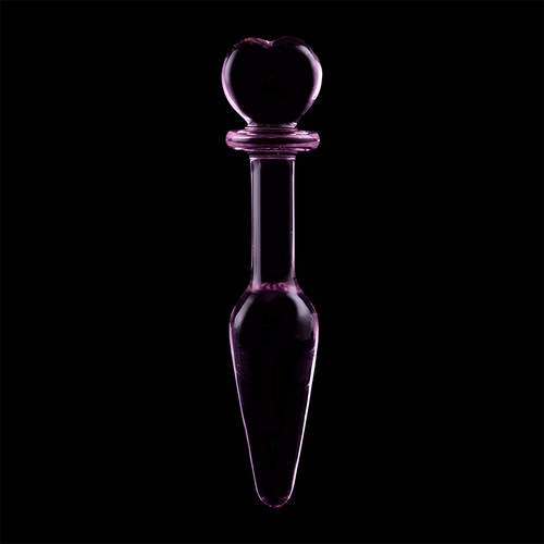 NEBULA SERIES BY IBIZA - PLUG ANAL MODÈLE 7 VERRE BOROSILICATE ROSE 13.5 CM -O- 3 CM6