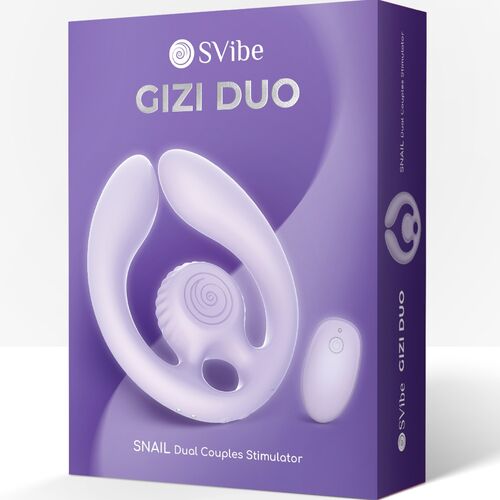 SNAIL VIBE - GIZI DUO STIMULATEUR POUR COUPLES TÉLÉCOMMANDE LILAS7