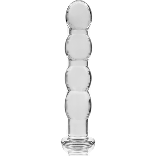 GODE VERRE TRANSPARENT MULTI-RELIEFS 16,5 CM – Image 5