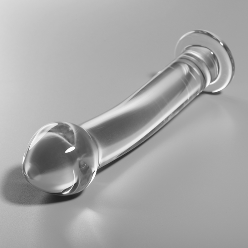 NEBULA SERIES BY IBIZA - MODÈLE 11 GODE EN VERRE BOROSILICATE CLAIR 16 CM -O- 3 CM2
