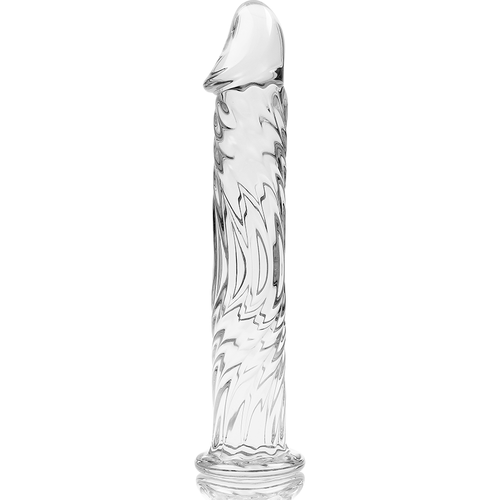NEBULA SERIES BY IBIZA - MODÈLE 12 GODE EN VERRE BOROSILICATE CLAIR 17 CM -O- 3.5 CM4