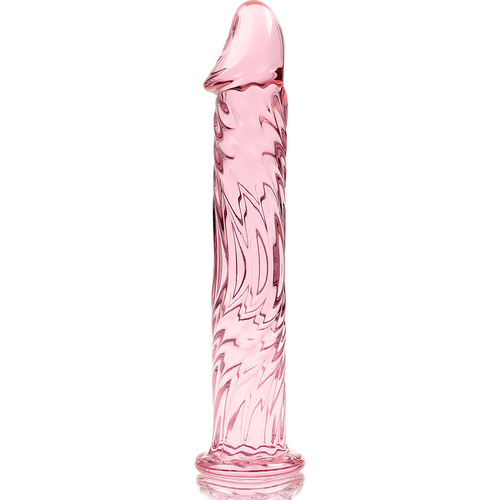 NEBULA SERIES BY IBIZA - MODÈLE 12 GODE EN VERRE BOROSILICATE ROSE 17 CM -O- 3.5 CM4