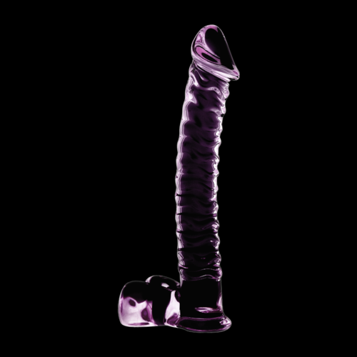 NEBULA SERIES BY IBIZA - MODÈLE 23 GODE EN VERRE BOROSILICATE ROSE 21.5 CM -O- 4 CM6