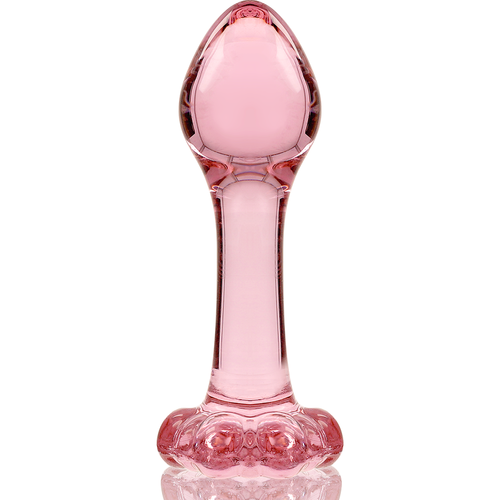 NEBULA SERIES BY IBIZA - PLUG ANAL MODÈLE 2 VERRE BOROSILICATE ROSE 11 CM -O- 3.5 CM4