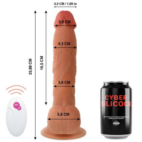 CYBER SILICOCK - TÉLÉCOMMANDE RÉALISTE MR JOHN 23.88 CM -O- 4.3 CM1