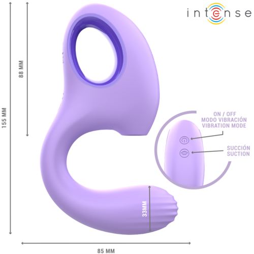 INTENSE - BAXTER VIBRATEUR & STIMULATEUR VIOLET5