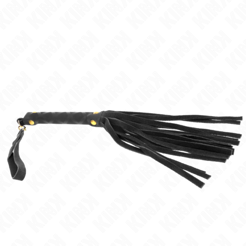 KINK - MINI FOUET DAIM NOIR 30 CM3