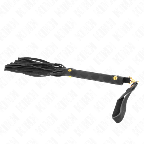 KINK - MINI FOUET DAIM NOIR 30 CM4