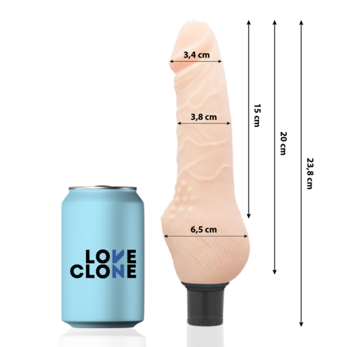 LOVECLONE - DAVEN AUTOLUBRIFICATION RÉALISTE 23.8 CM -O- 3.8 CM1