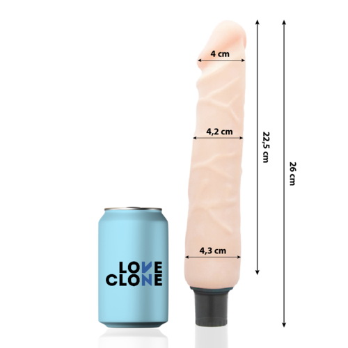 LOVECLONE - VIBRATEUR AUTOLUBRIFIANT JANSEN 26 CM -O- 4.2 CM1
