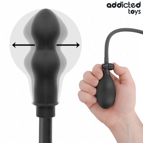 ADDICTED TOYS - PLUG ANAL DOUBLE GONFLABLE MODÈLE 11