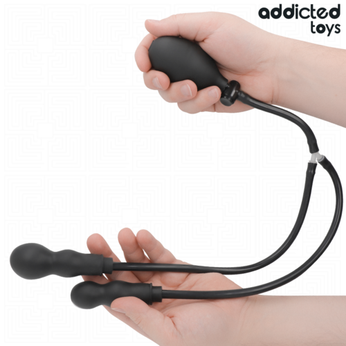 ADDICTED TOYS - PLUG ANAL DOUBLE GONFLABLE MODÈLE 13