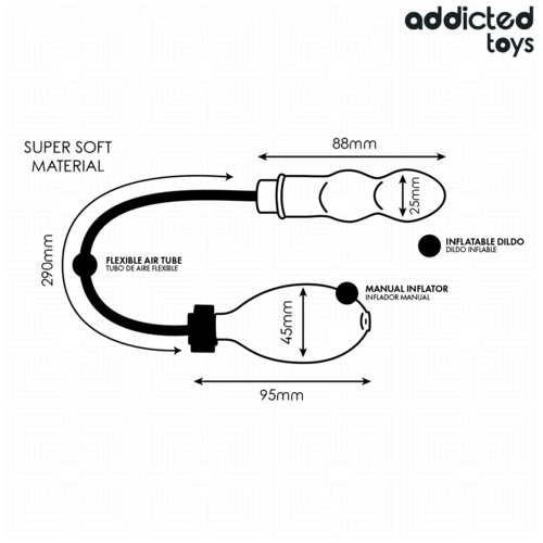 PLUG ANAL GONFLABLE ADDICTED TOYS MODÈLE 1 – Image 6
