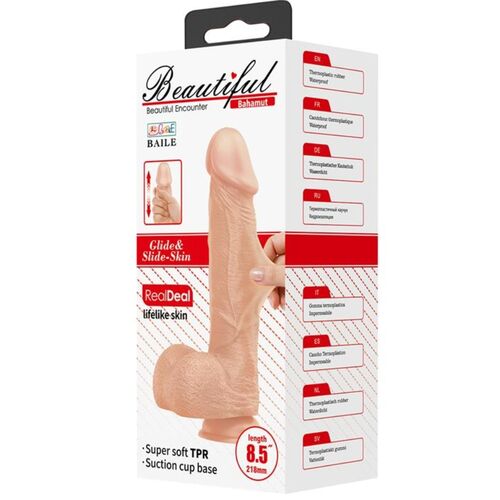BAILE - BELLE RENCONTRE BAHAMUT GODE RÉALISTE FLEXIBLE 21.8 CM NATUREL7