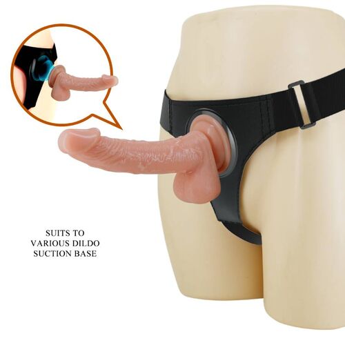 PRETTY LOVE - SLIP HARNAIS HARNAIS UNIVERSEL AVEC GODE KEVIN 19 CM NATUREL1