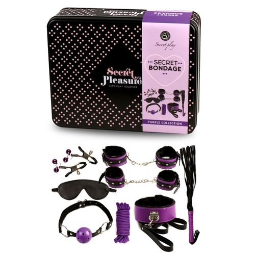 SECRETPLAY - BDSM SET 8PCS PURBLE