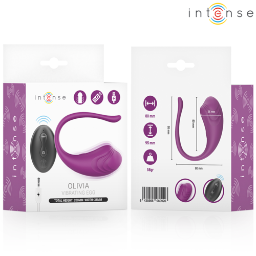 INTENSE - OLIVIA ŒUF VIBRANT PURPLE AVEC TÉLÉCOMMANDE3