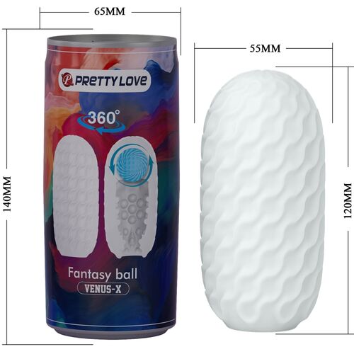 PRETTY LOVE - MASTURBATEUR HOMME VENUS X MODÈLE 2 BLANC5