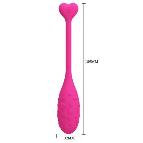 PRETTY LOVE - OEUF VIBRANT ROSE FISHER CONTRÔLÉ PAR APPLICATION3