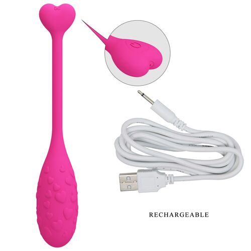 PRETTY LOVE - OEUF VIBRANT ROSE FISHER CONTRÔLÉ PAR APPLICATION4
