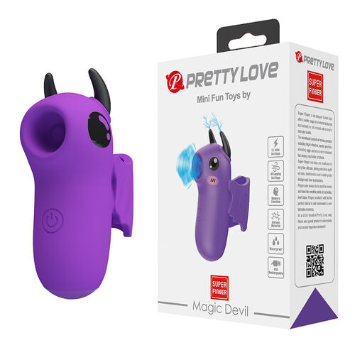 PRETTY LOVE - STIMULATEUR DE DOIGTS RECHARGEABLE MAGIC DEVIL VIOLET8