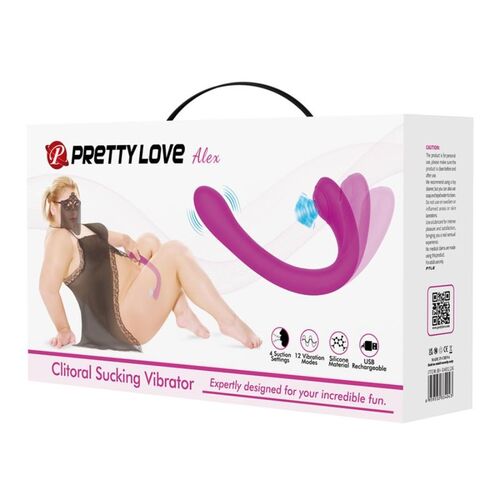 PRETTY LOVE - VIBRATEUR ET SUÇEUR CLITORIDIEN ALEX LILAC5