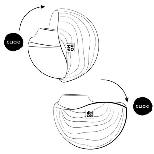ROMP - ANTITUDE DE SUCCION CLITORIELLE ROTATIVE AVEC OUVERTURE ET FERMETURE ROTATIVES17