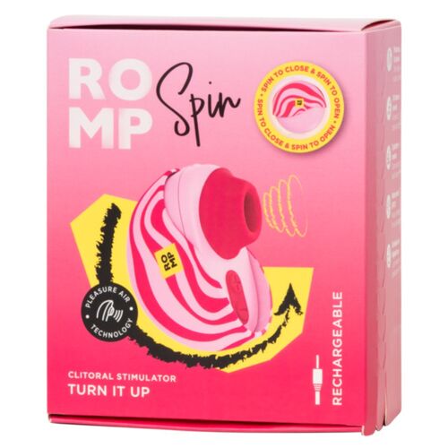 ROMP - ANTITUDE DE SUCCION CLITORIELLE ROTATIVE AVEC OUVERTURE ET FERMETURE ROTATIVES8